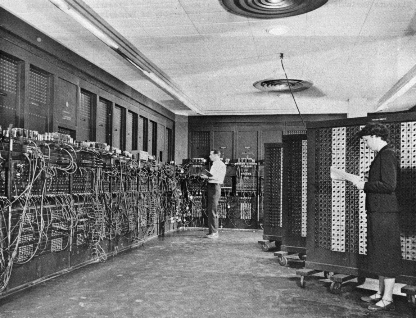 Software bugs on ENIAC computers