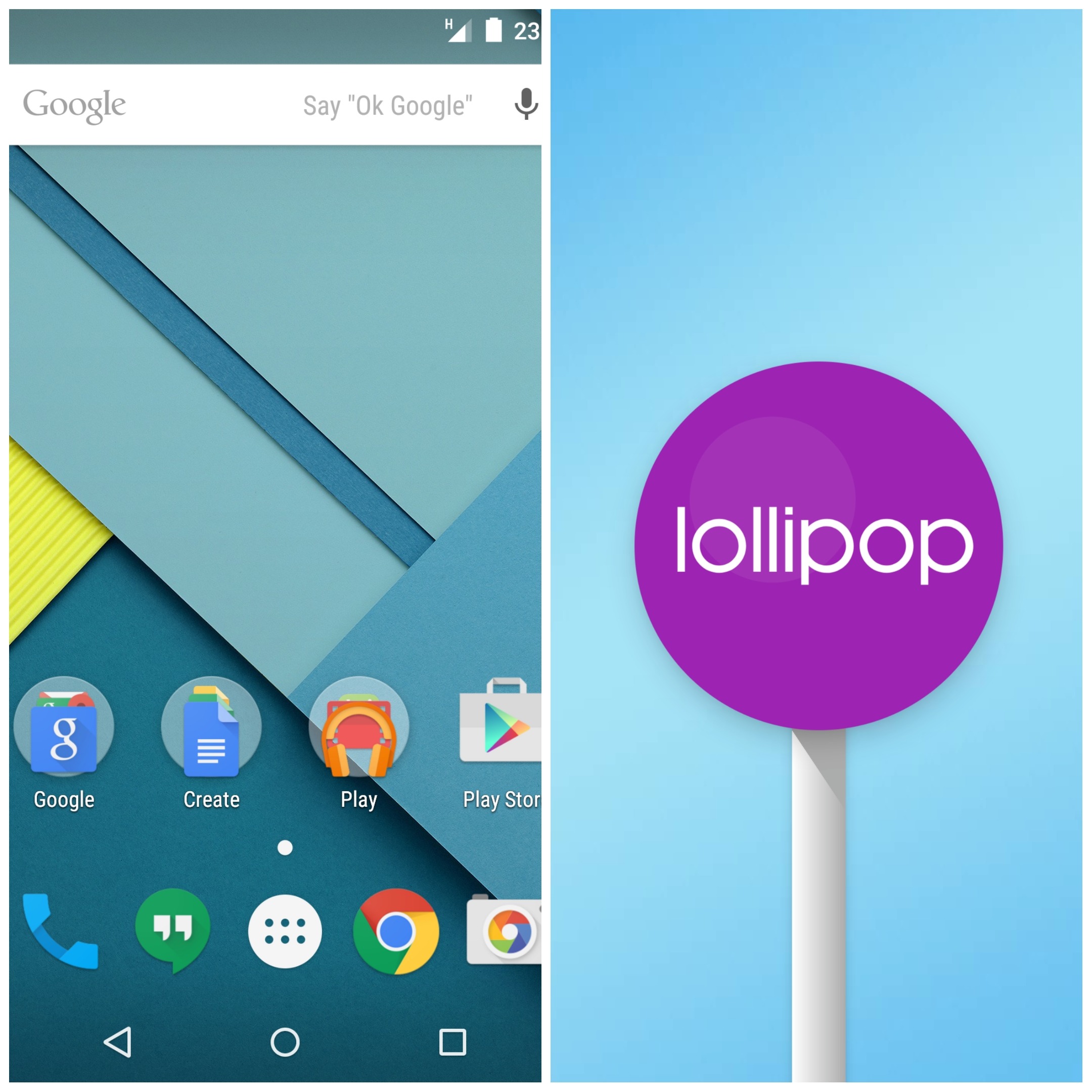 The history of Android lollipop